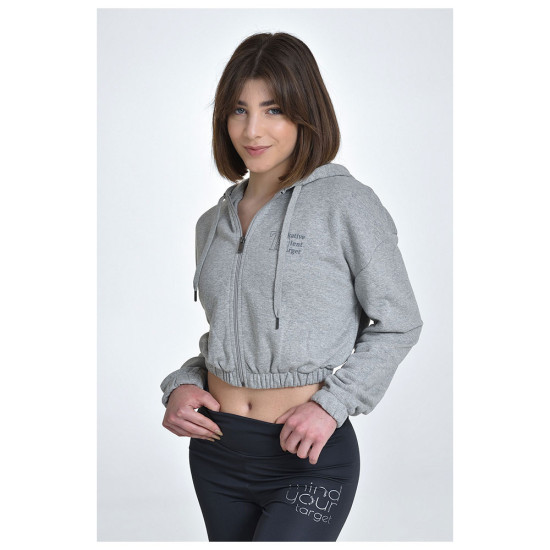 Target Γυναικεία ζακέτα Loose Crop Jacket French Terry "Talent Loose"